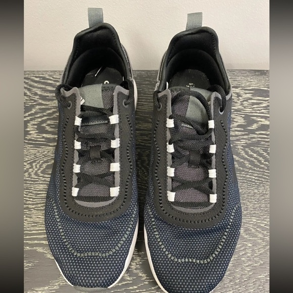 Adidas fukasa run women's running shoes size 9.5 black white athletic sneakers - Picture 5 of 16